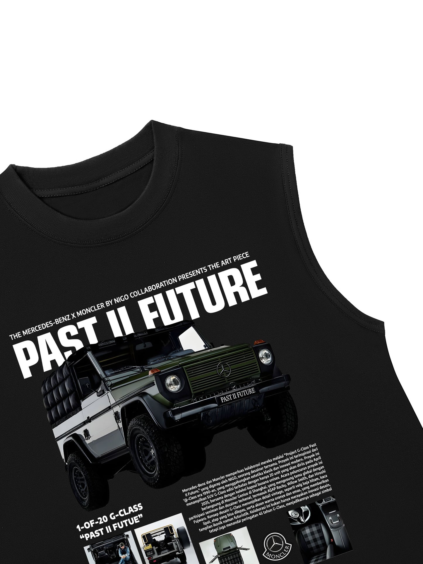 Áo Ba Lỗ Relaxed Fit CAR Past II Future