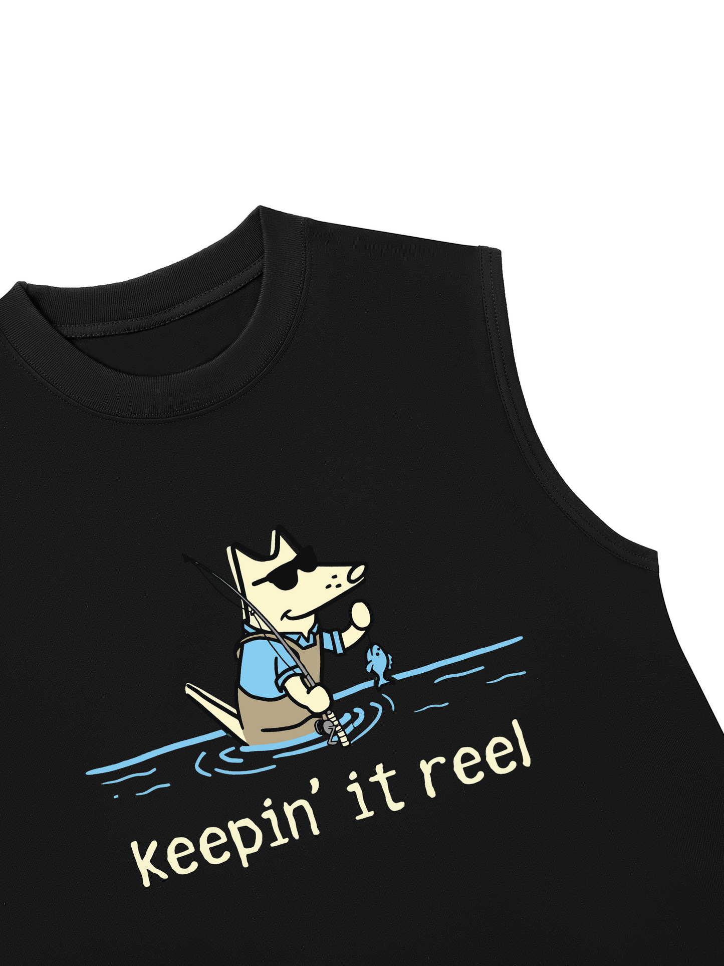 Áo Ba Lỗ Relaxed Fit Go Outside Keep It Reel
