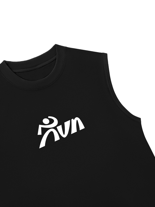 Áo Ba Lỗ Relaxed Fit Run Typography 1