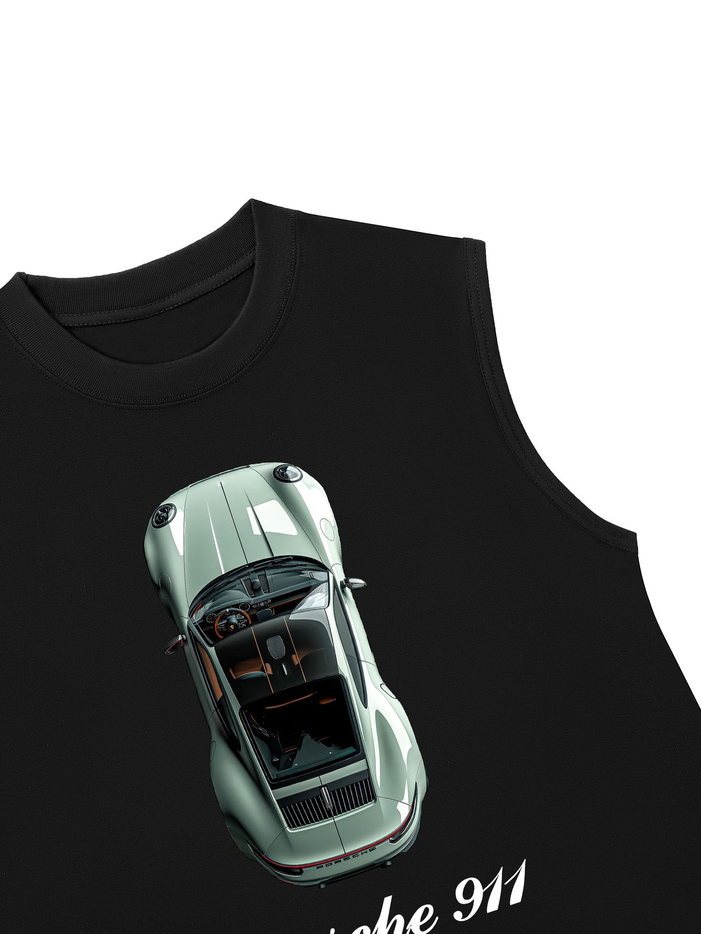 Áo Ba Lỗ Relaxed Fit Porsche 911 Top View