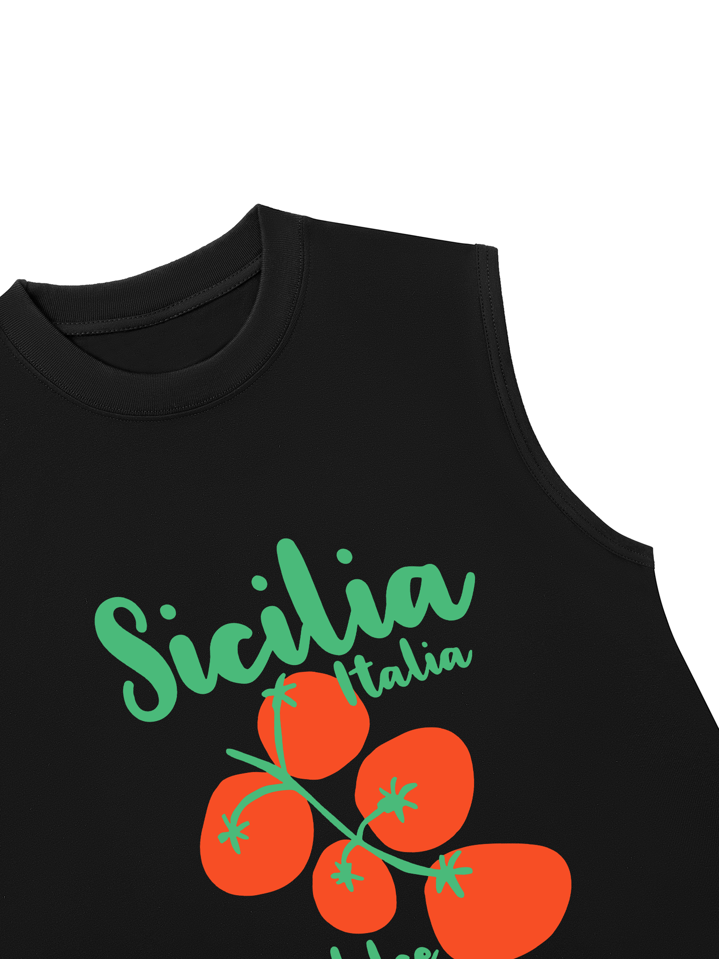 Áo Ba Lỗ Relaxed Fit Sicilia Italia