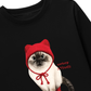 Áo Thun Dài Tay Working O'ttreats Red Meow