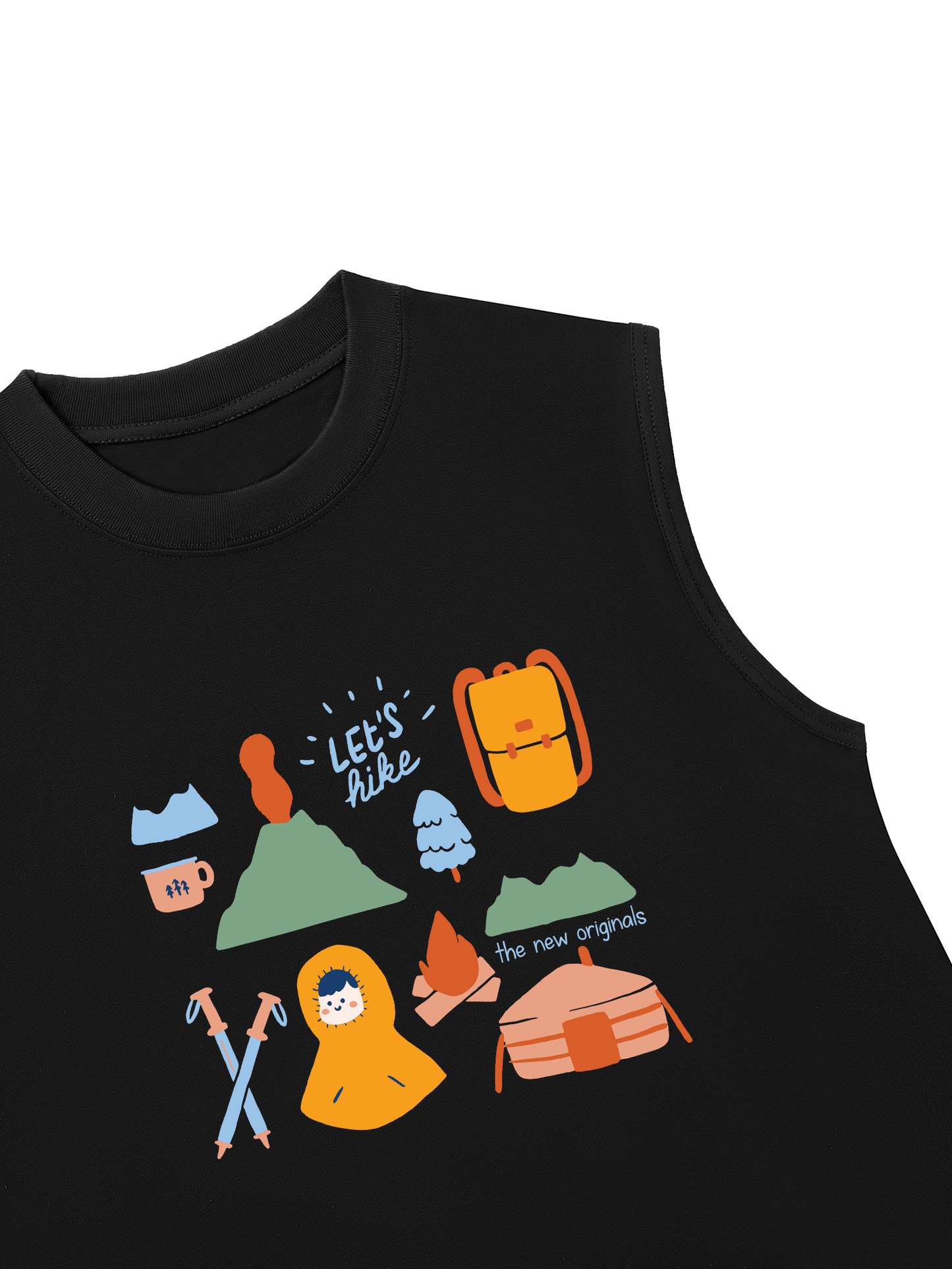Áo Ba Lỗ Relaxed Fit Go Out Let_s Hike