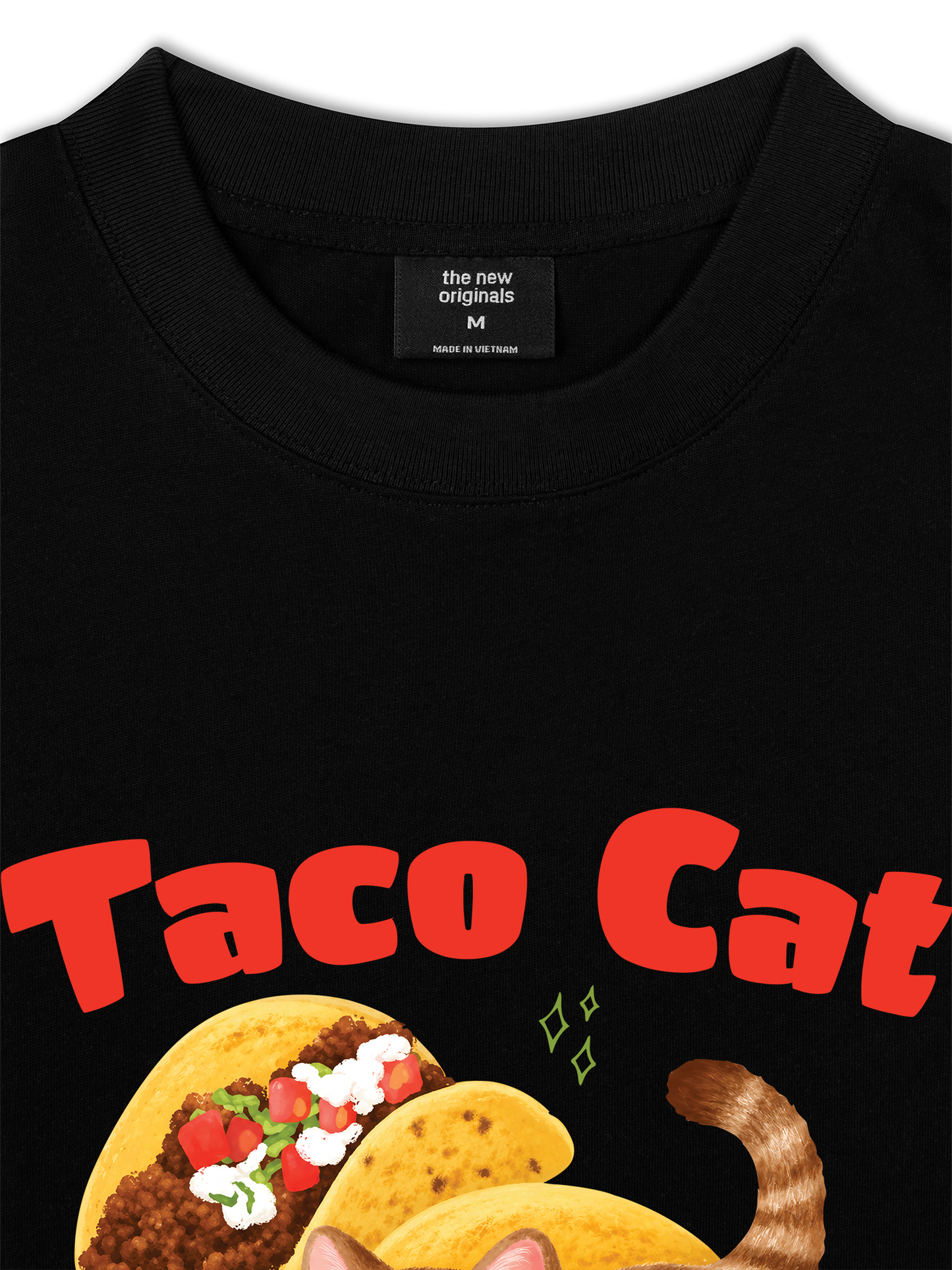 Áo Thun Relaxed Fit Taco Cat
