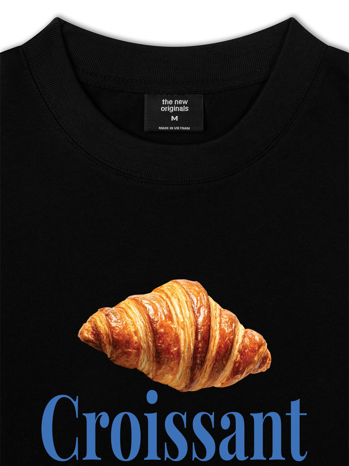 Áo Thun Relaxed Fit Croissant Quote