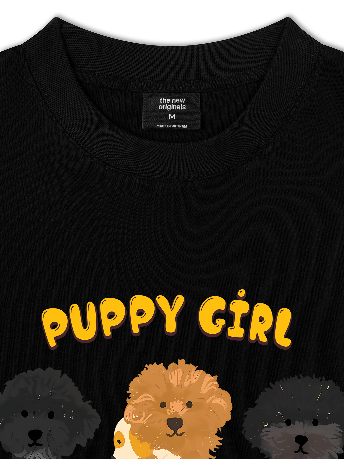 Áo Thun Relaxed Fit Animal Puppy Girl