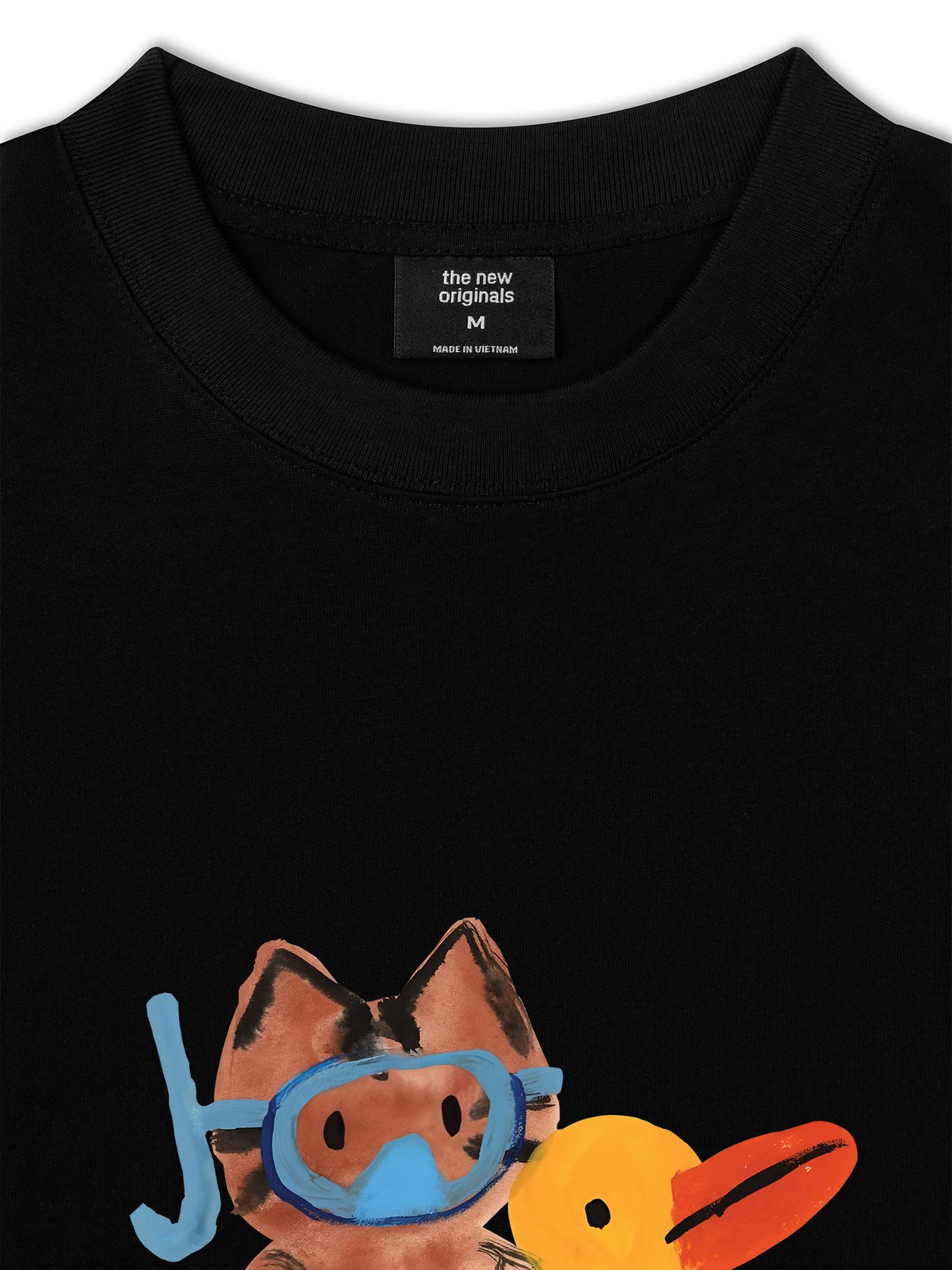 Áo Thun Relaxed Fit Summer Vibes Cat And Duck