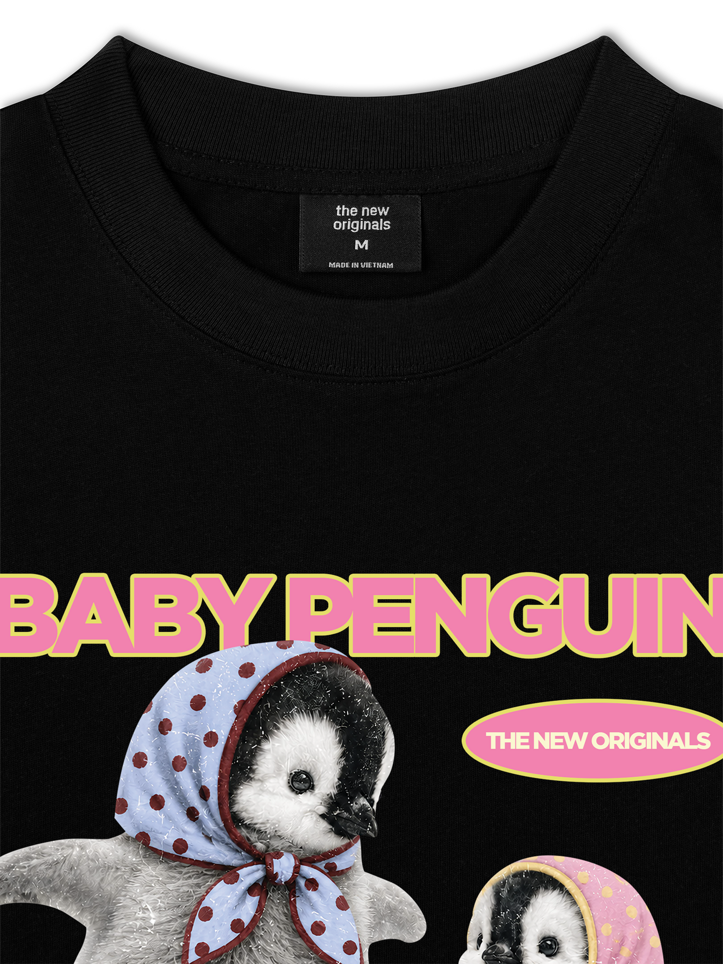 Áo Thun Relaxed Fit Baby Penguin