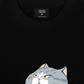 Áo Thun Relaxed Fit Funny Couple Cat