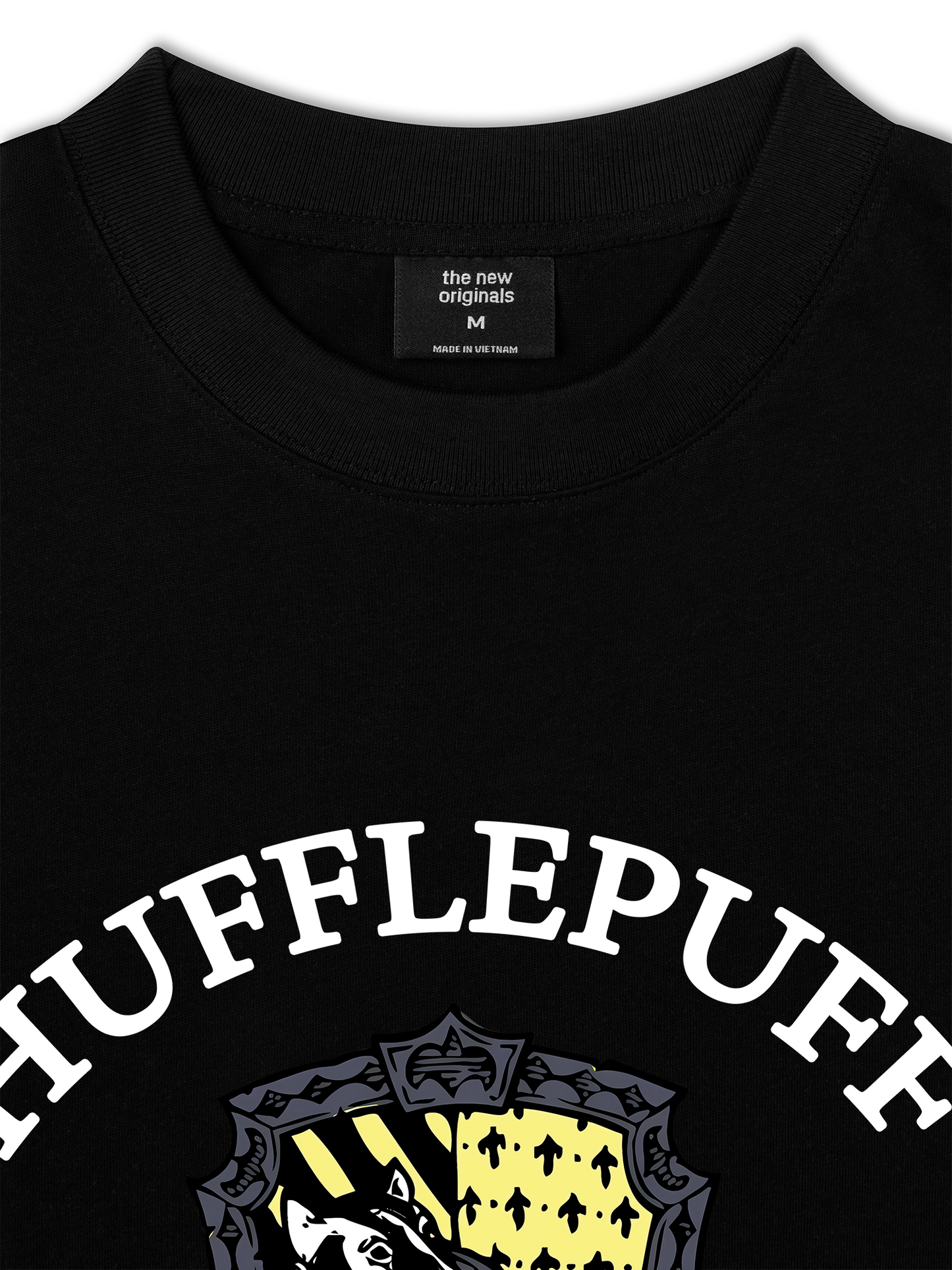 Áo Thun Relaxed Fit Harry Potter Huflepuff Vintage
