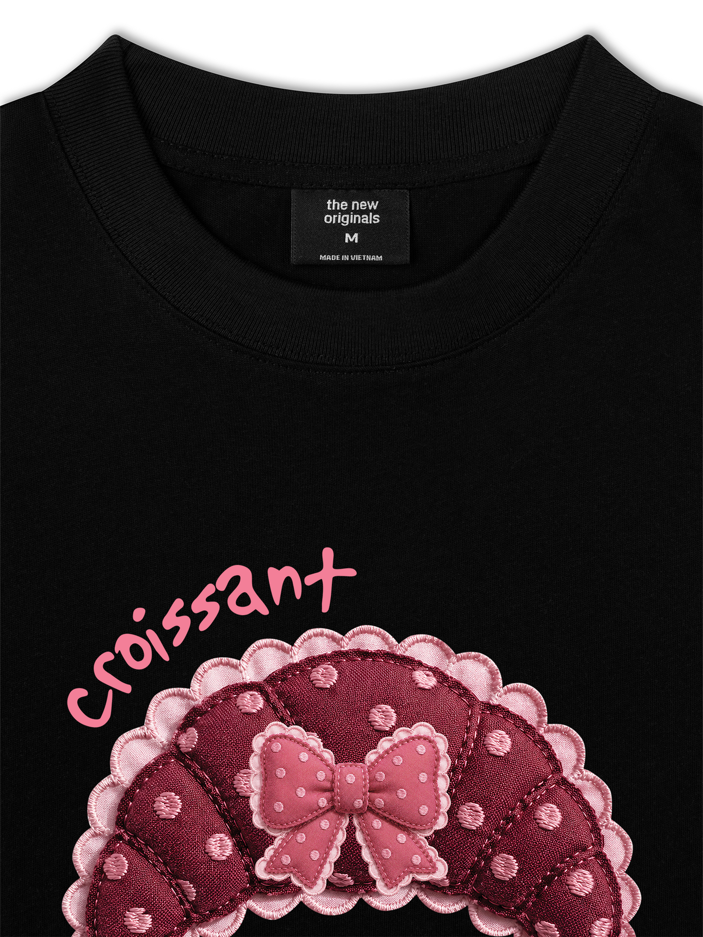 Áo Thun Relaxed Fit Croissant DIY