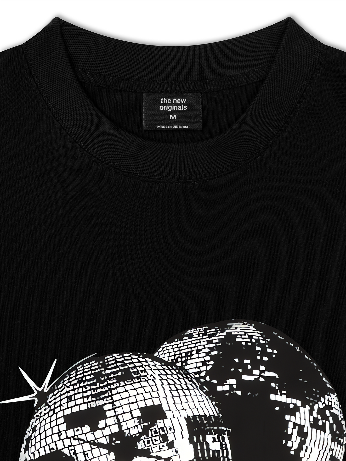 Áo Thun Relaxed Fit Retro 90s Disco Ball