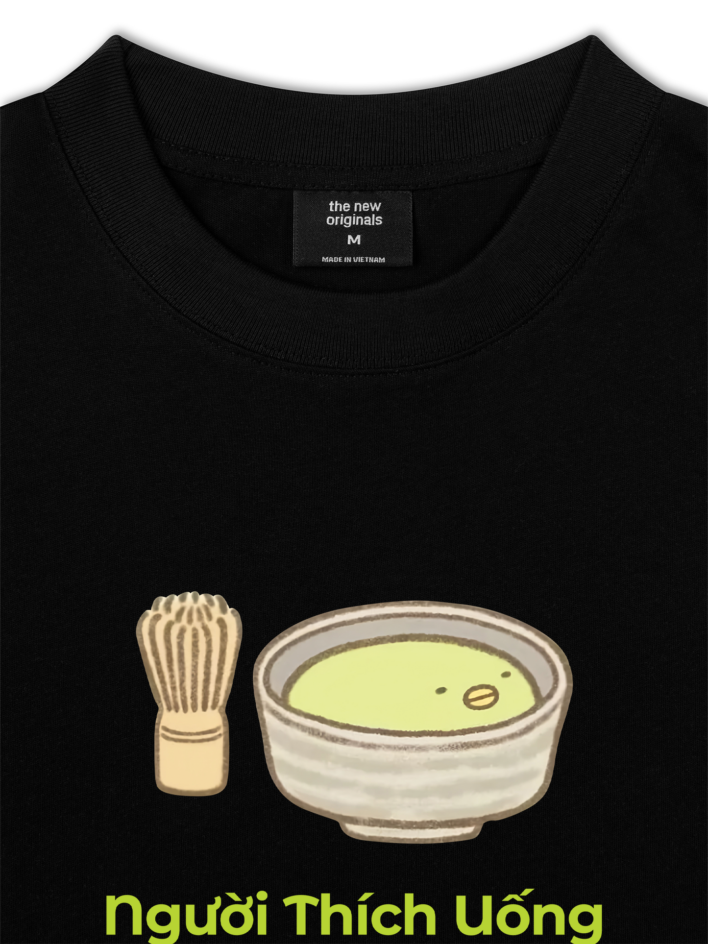 Áo Thun Relaxed Fit Người Thích Uống Matcha