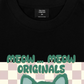 Áo Thun Relaxed Fit Animal Mood Meow Green Pink