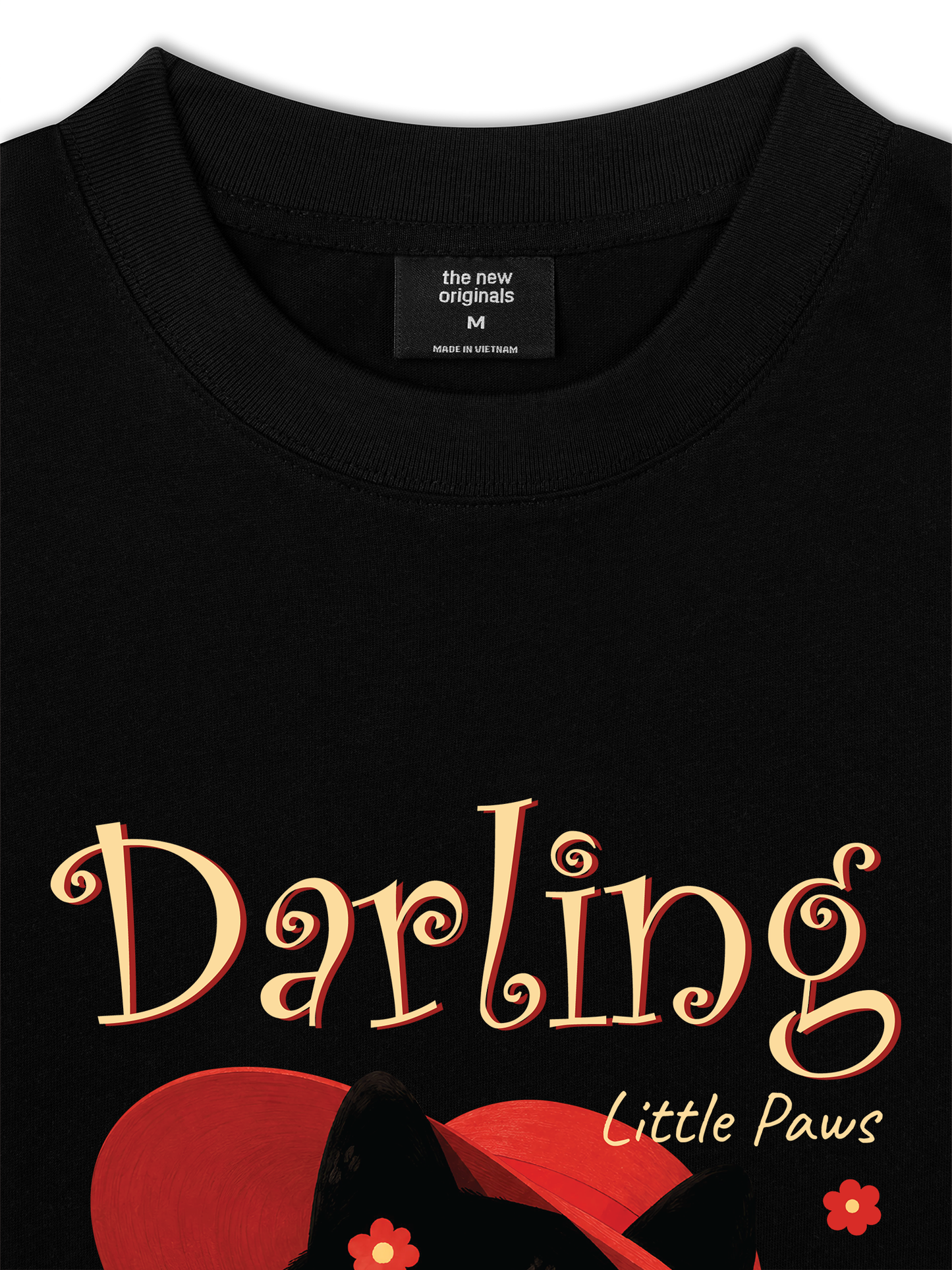 Áo Thun Relaxed Fit Darling Little Paws