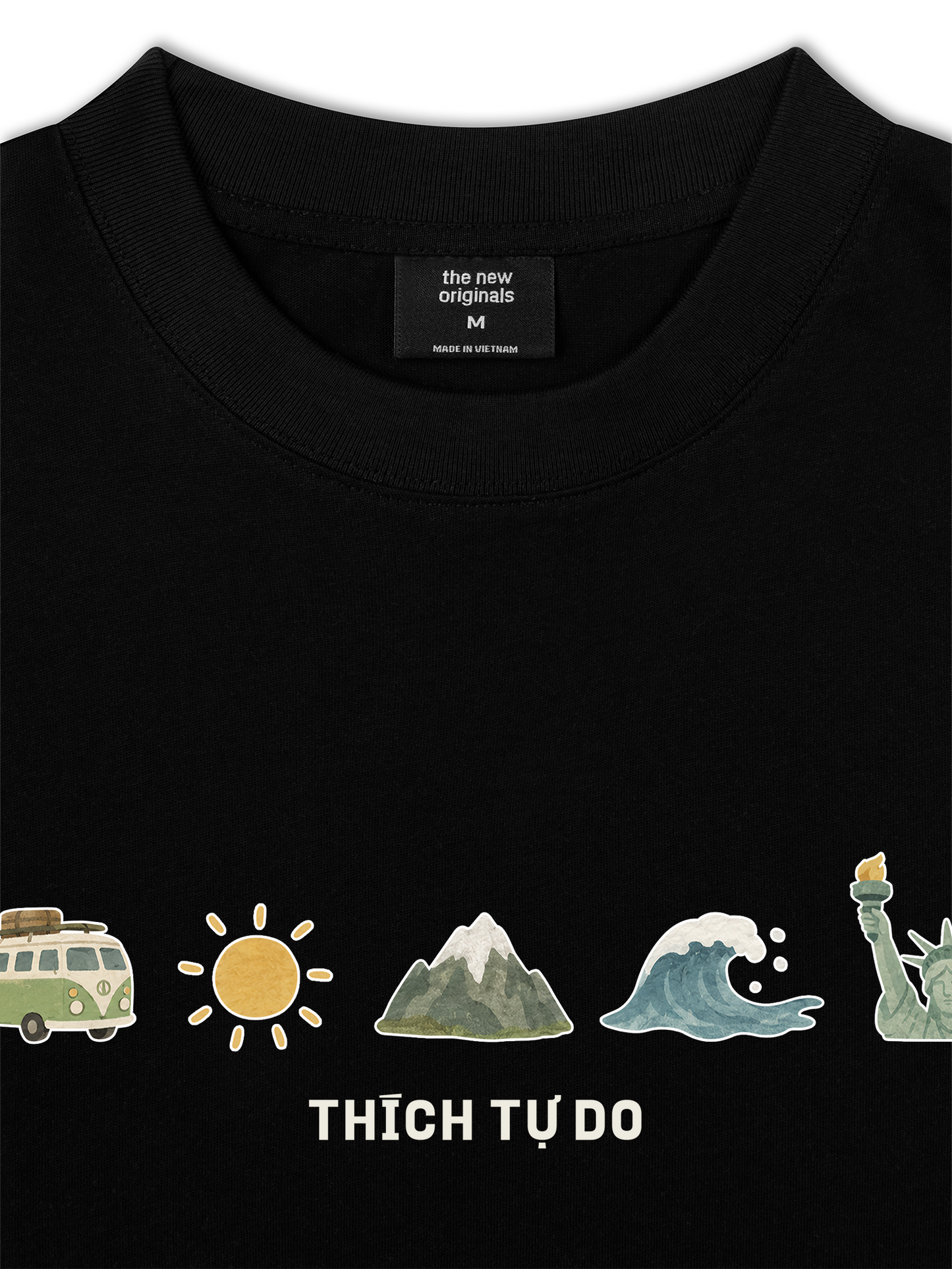 Áo Thun Relaxed Fit Thích Tự Do