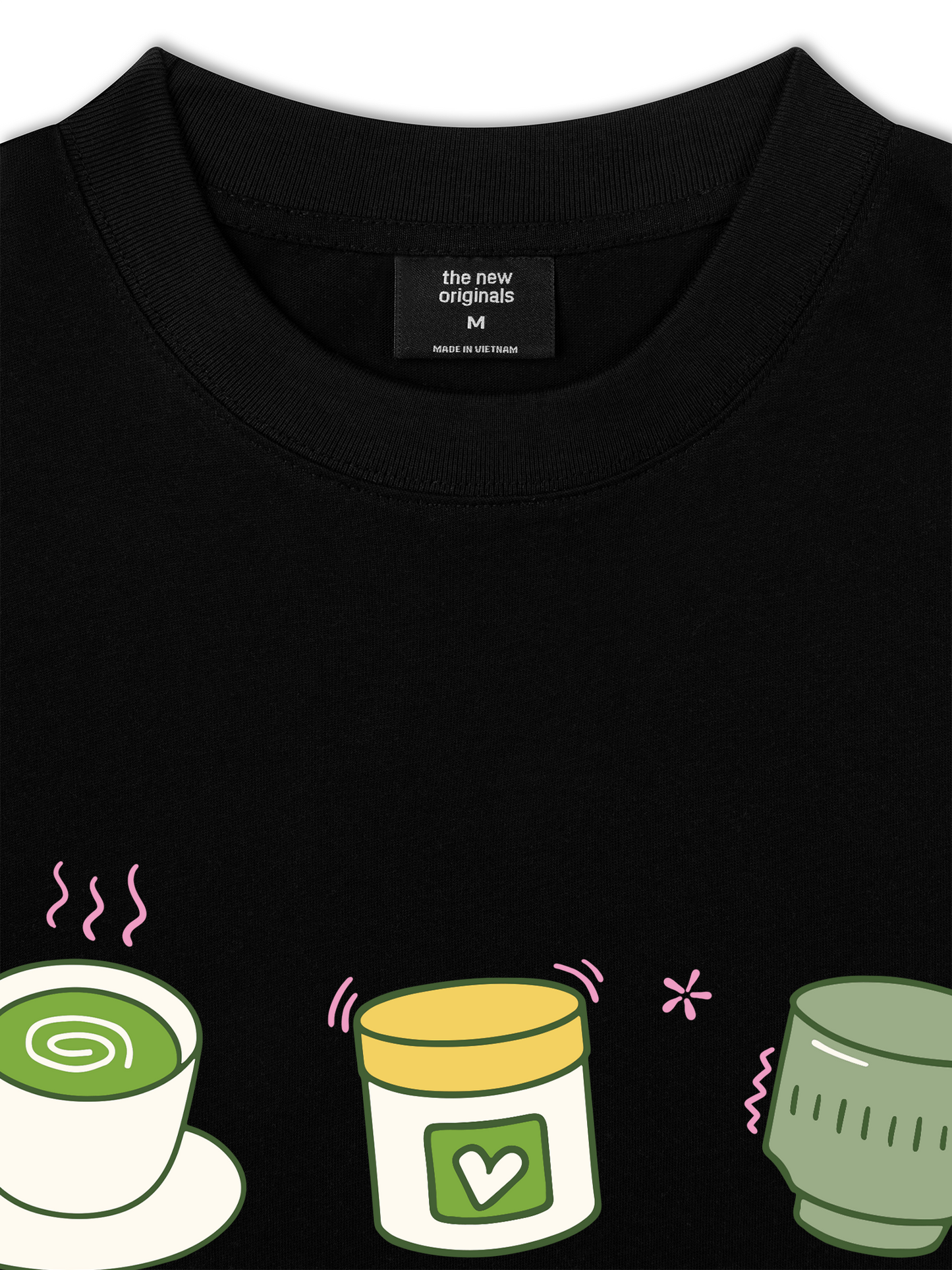 Áo Thun Relaxed Fit Drink Collection Matcha Time