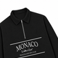 Áo Sweater Polo Nỉ Hai Da MONACO