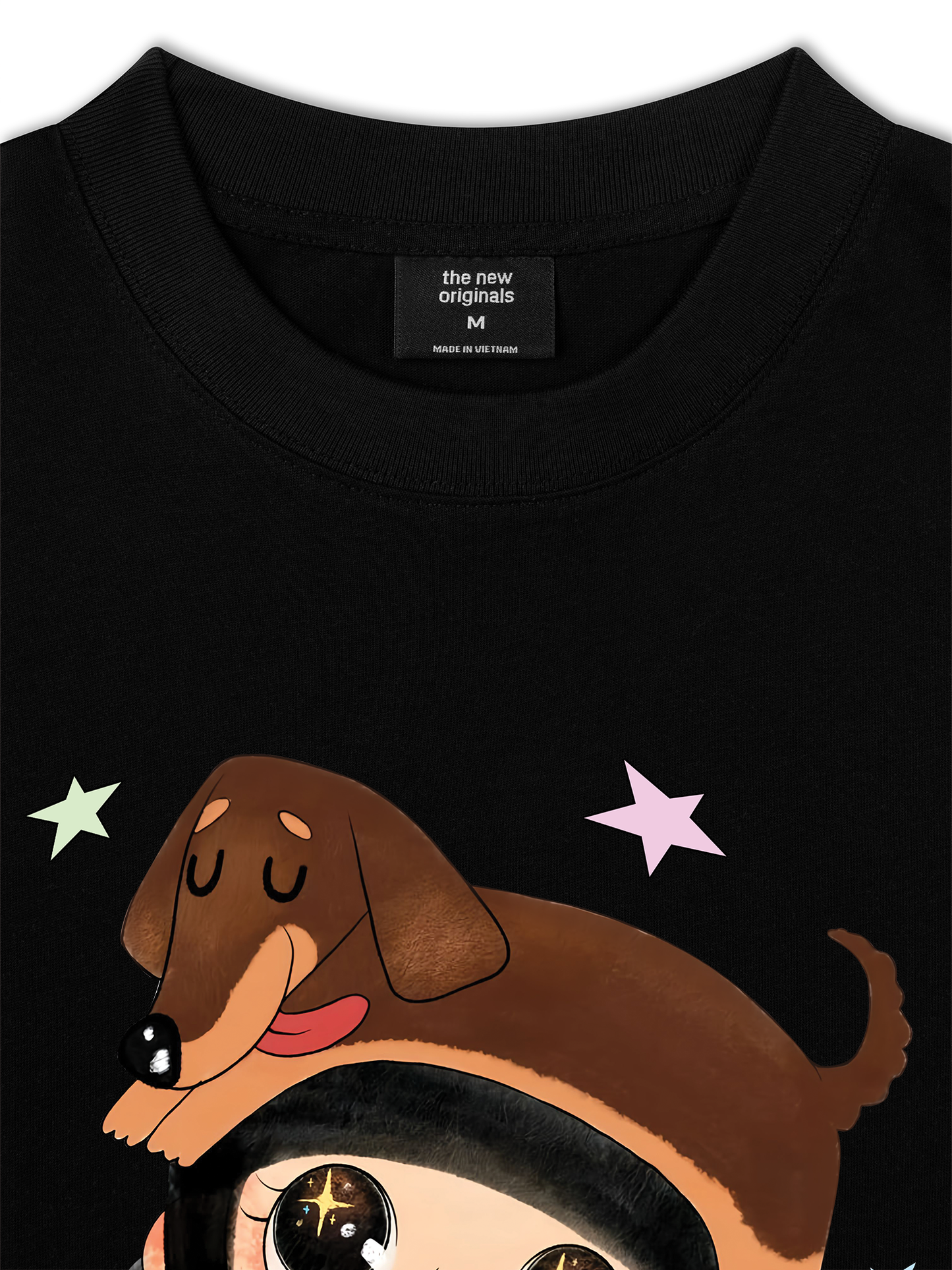 Áo Thun Relaxed Fit  Cute Girl With Dachshund