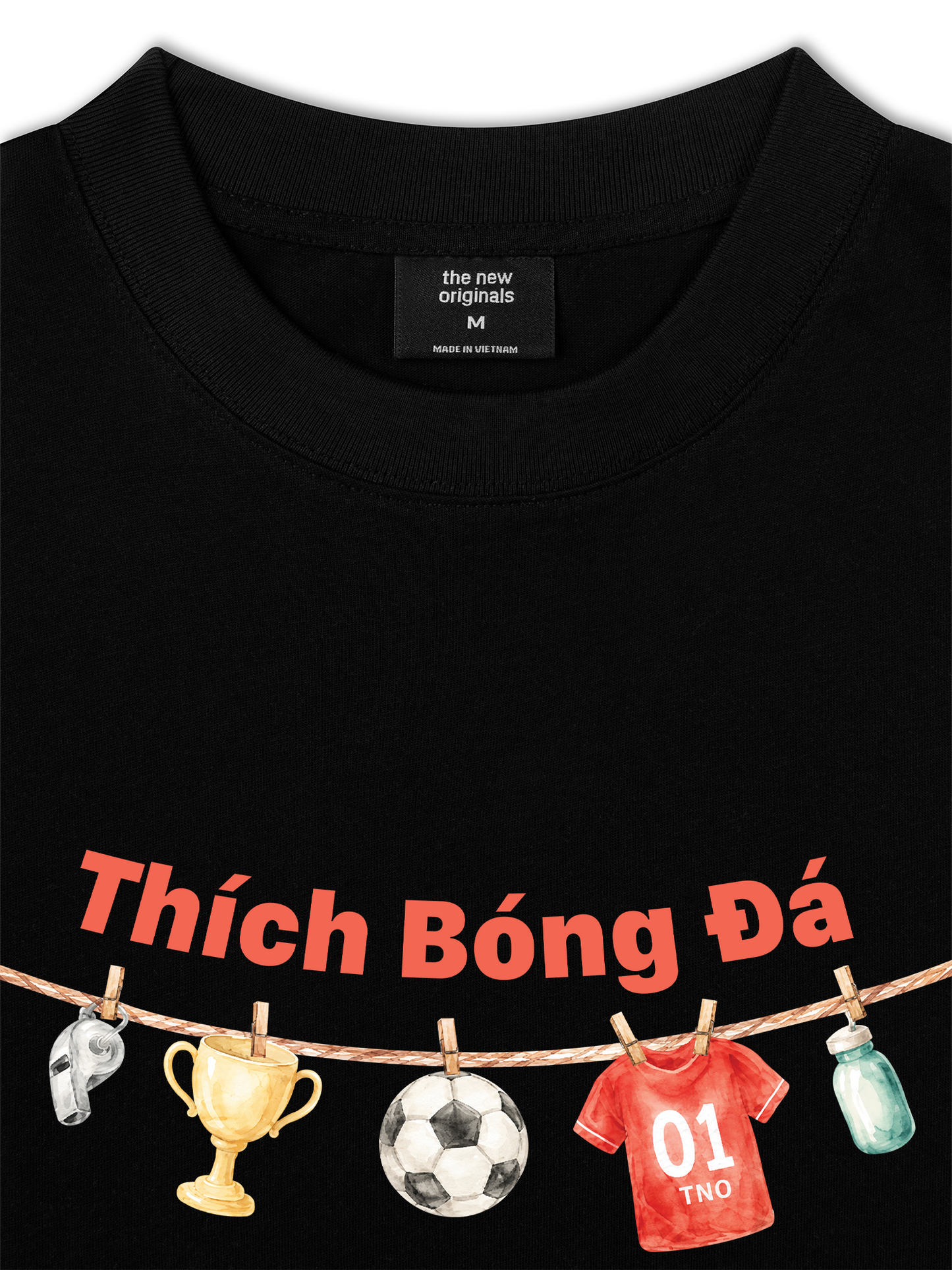 Áo Thun Relaxed Fit Thích Bóng Đá