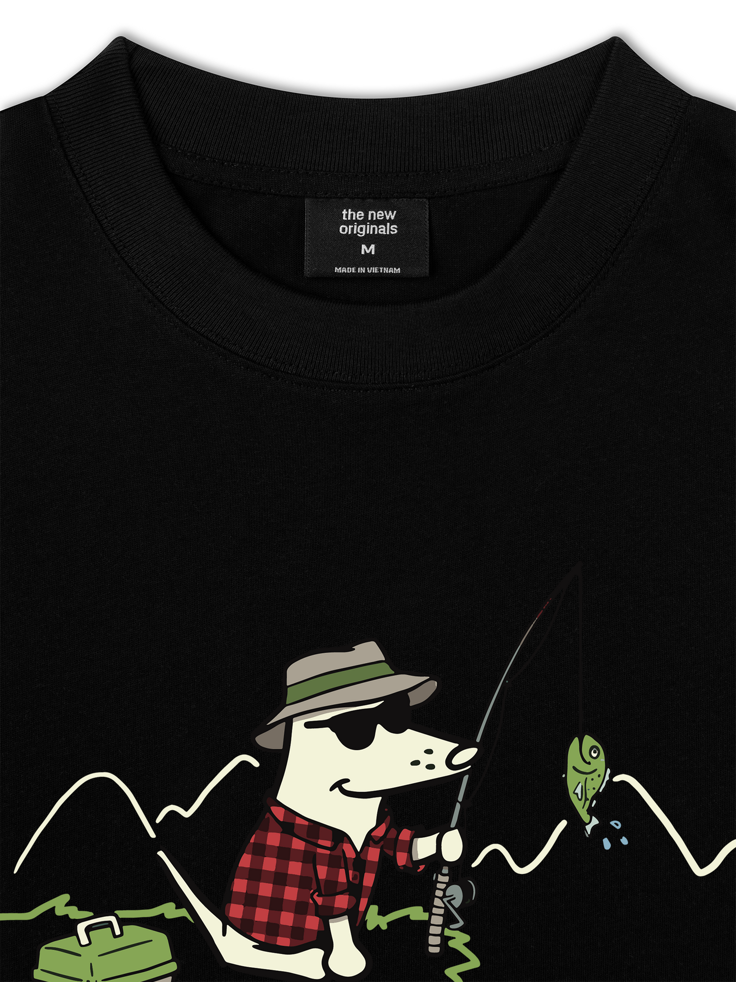 Áo Thun Relaxed Fit Go Outside Get Reel