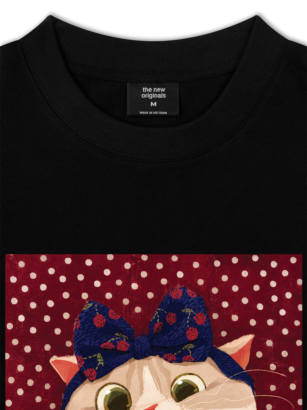 Áo Thun Relaxed Fit Red Fish Meow