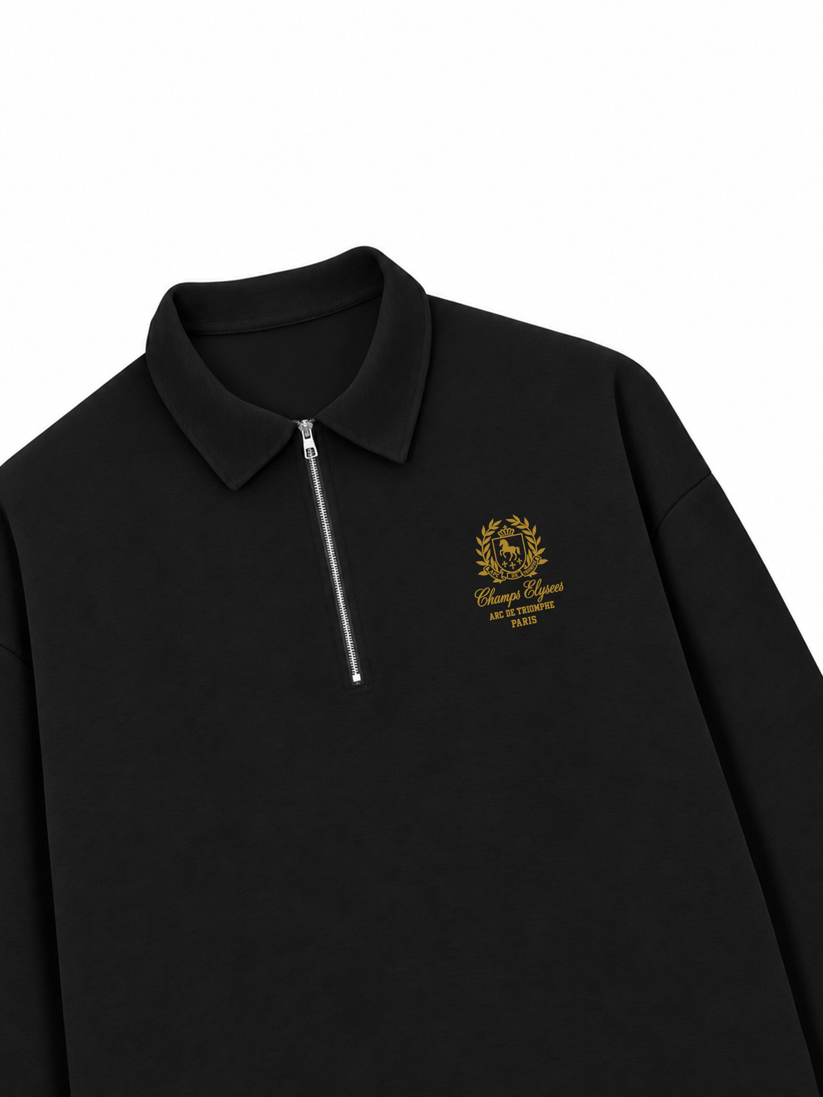 Áo Sweater Polo Nỉ Hai Da  Champs Elysees