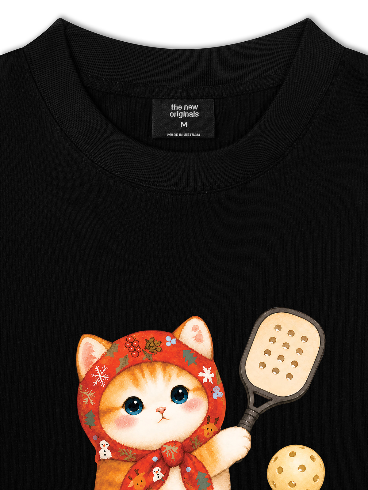 Áo Thun Relaxed Fit Pickleball Girl Meow