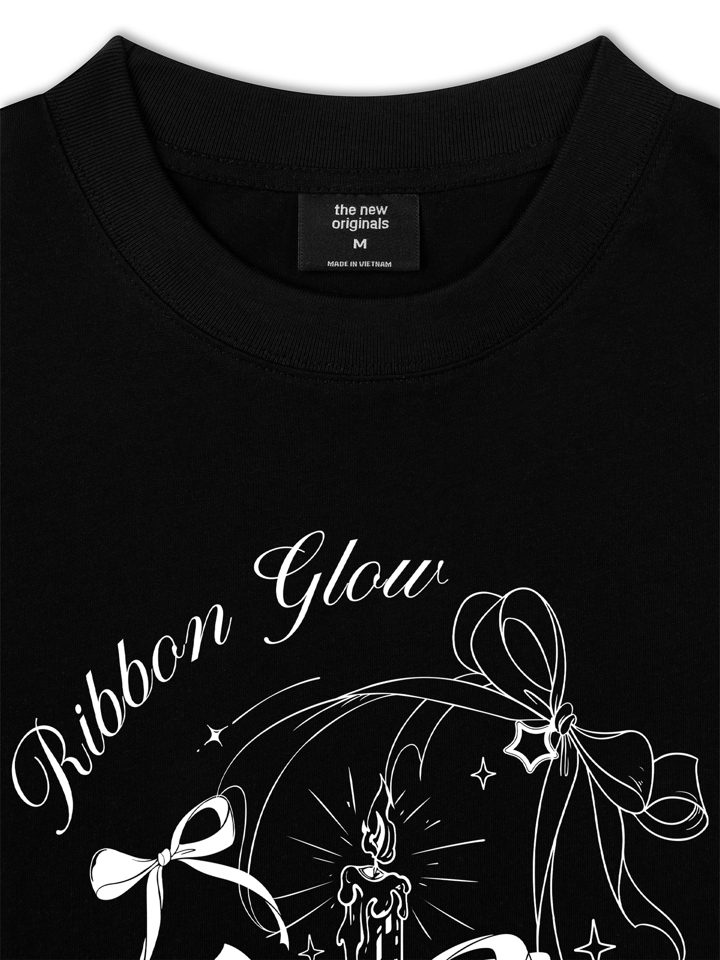 Áo Thun Relaxed Fit Ribbon Glow
