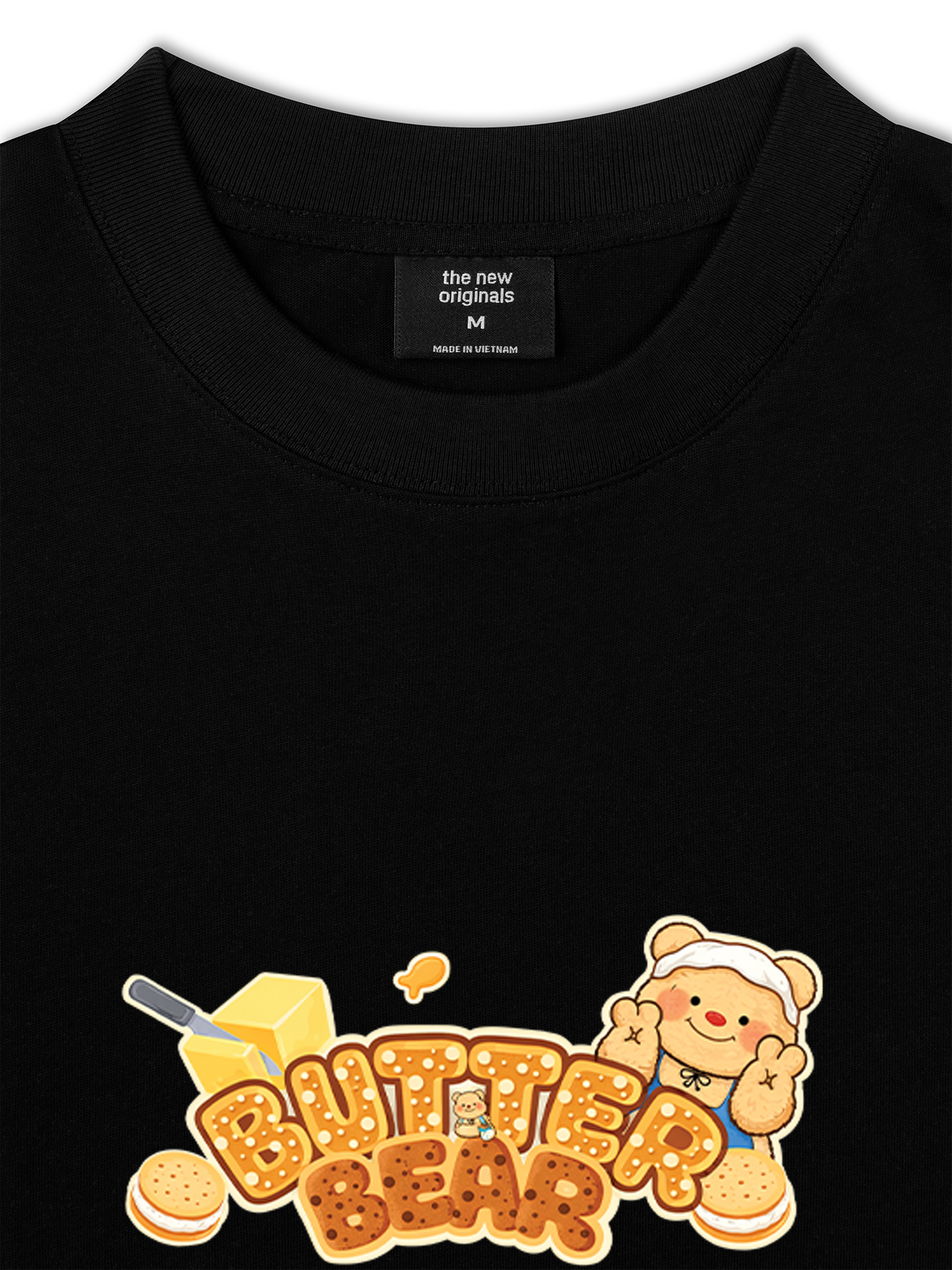 Áo Thun Relaxed Fit Teddy Land Butter Bear