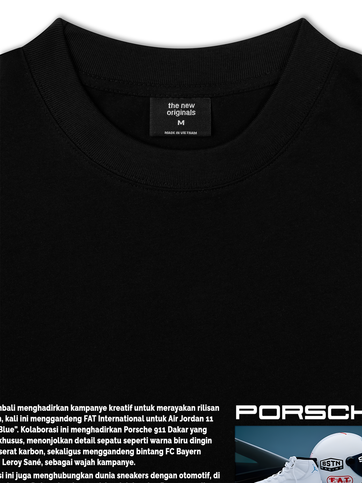 Áo Thun Relaxed Fit CAR Porsche 911 Blue Legend