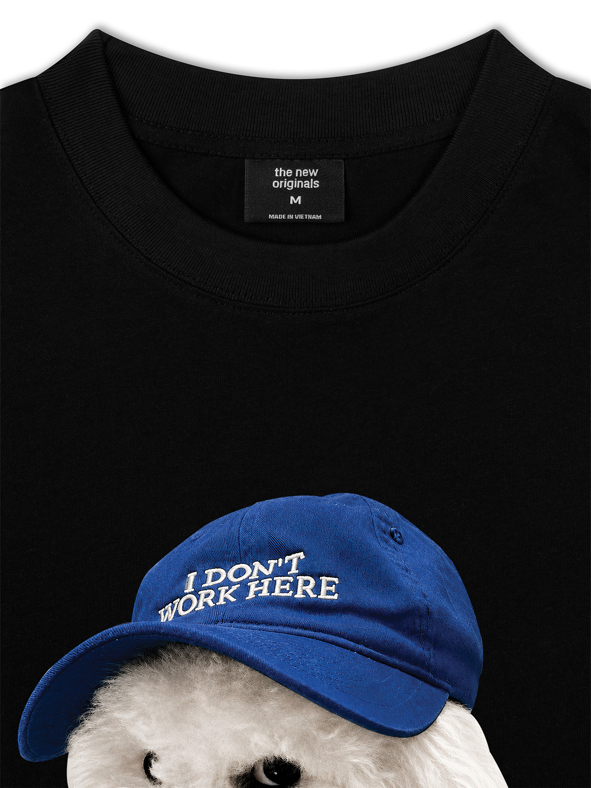 Áo Thun Relaxed Fit Puppy With Blue Hat
