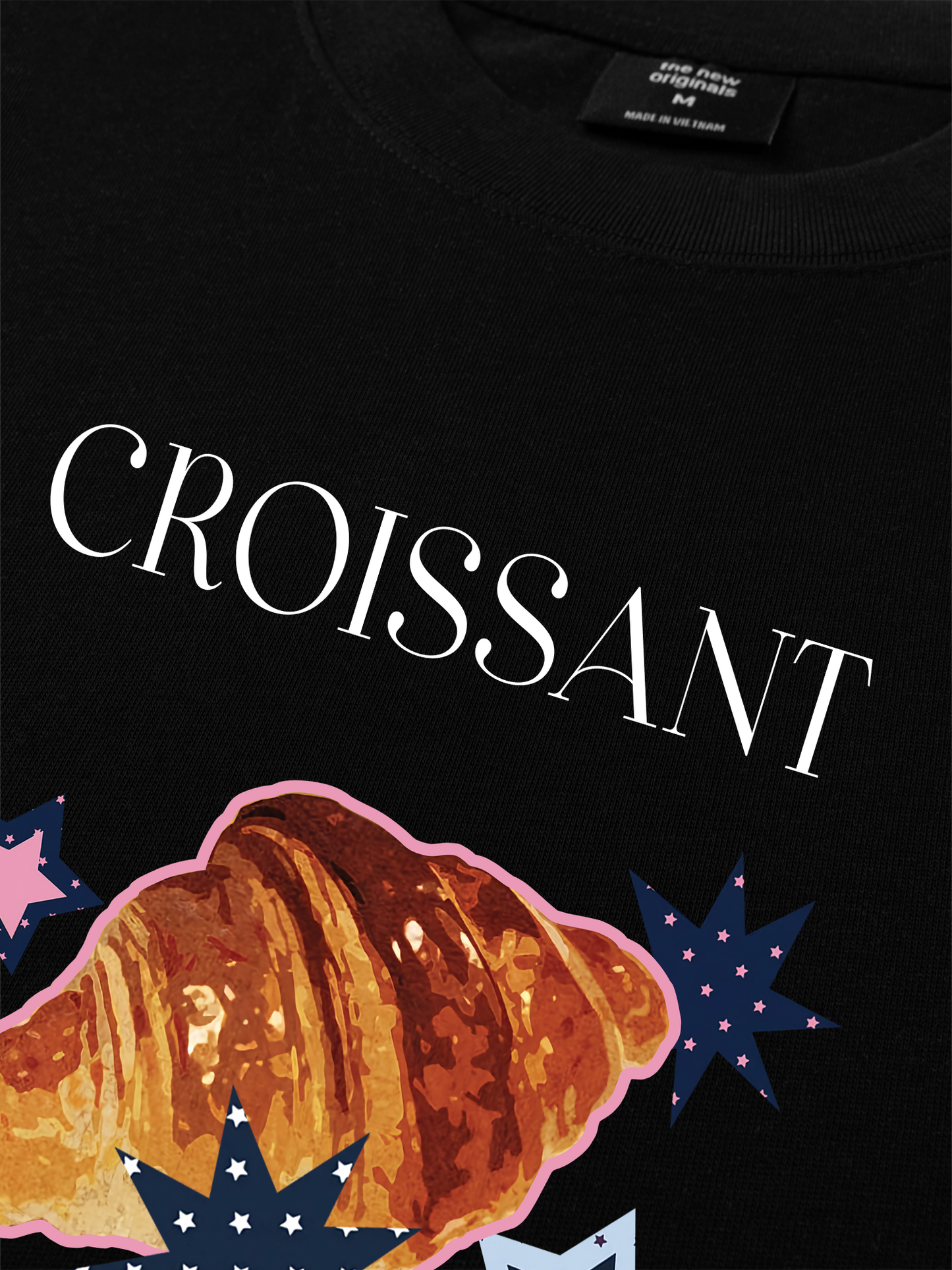 Áo Thun Relaxed Fit Croissant Y2K