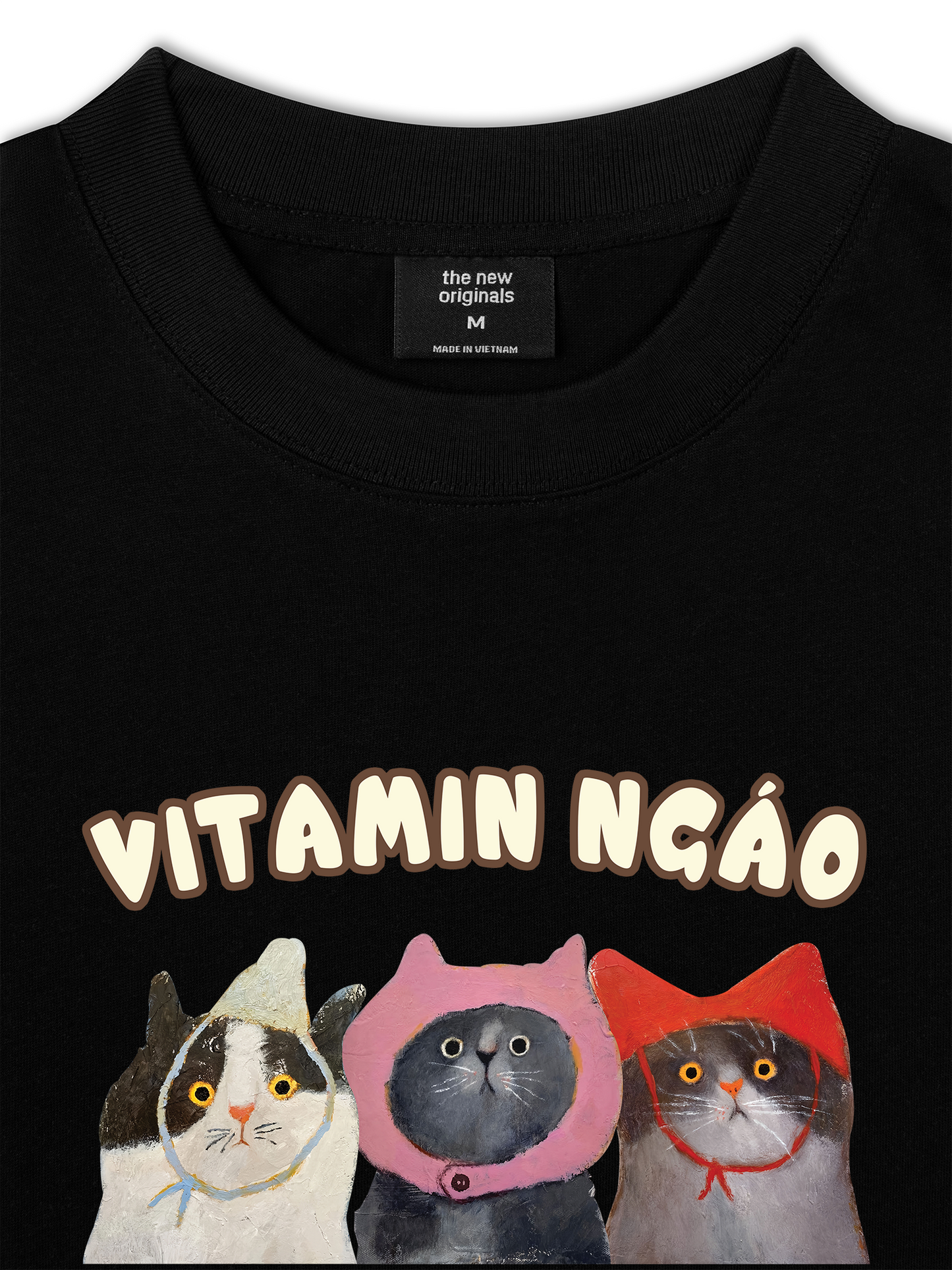 Áo Thun Relaxed Fit Vitamin Ngáo