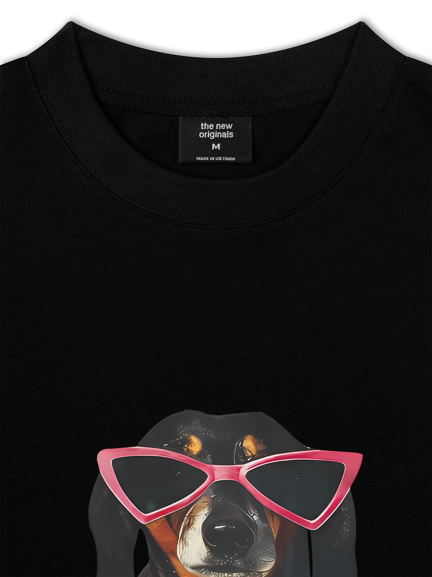 Áo Thun Relaxed Fit Animal Pink Glasses