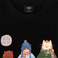 Áo Thun Relaxed Fit 3 Cozy Cats