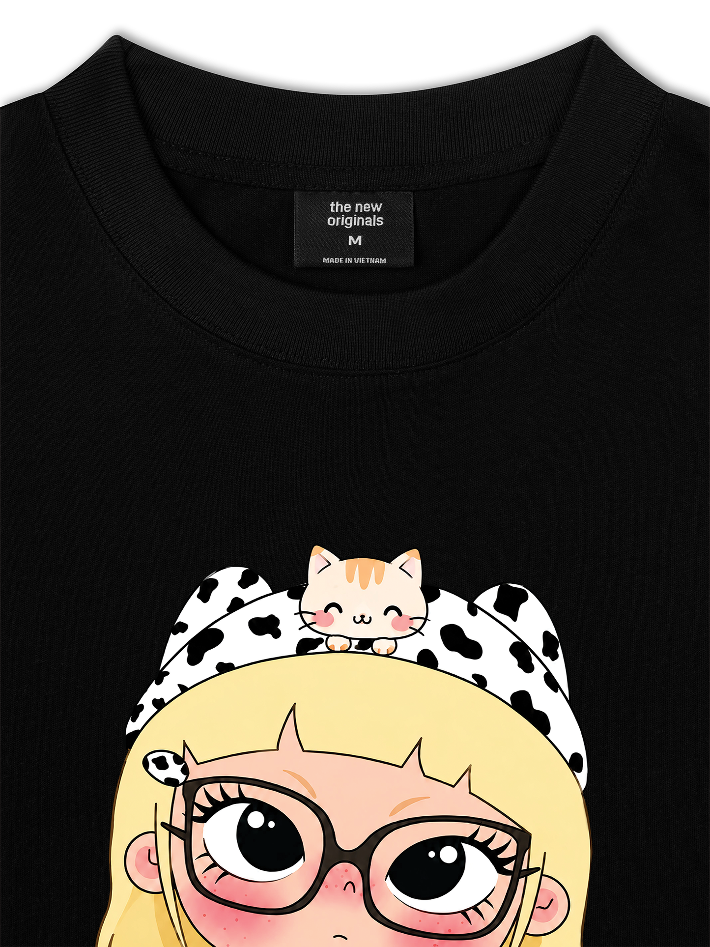 Áo Thun Relaxed Fit Cute Cow