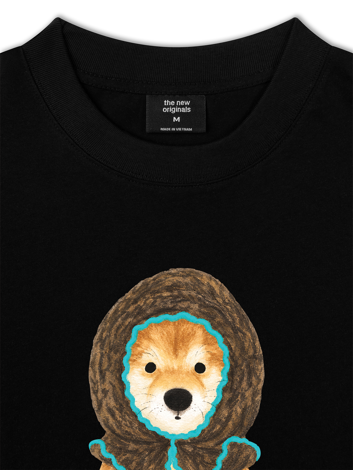 Áo Thun Relaxed Fit Blue Tiffany Cozy Puppy