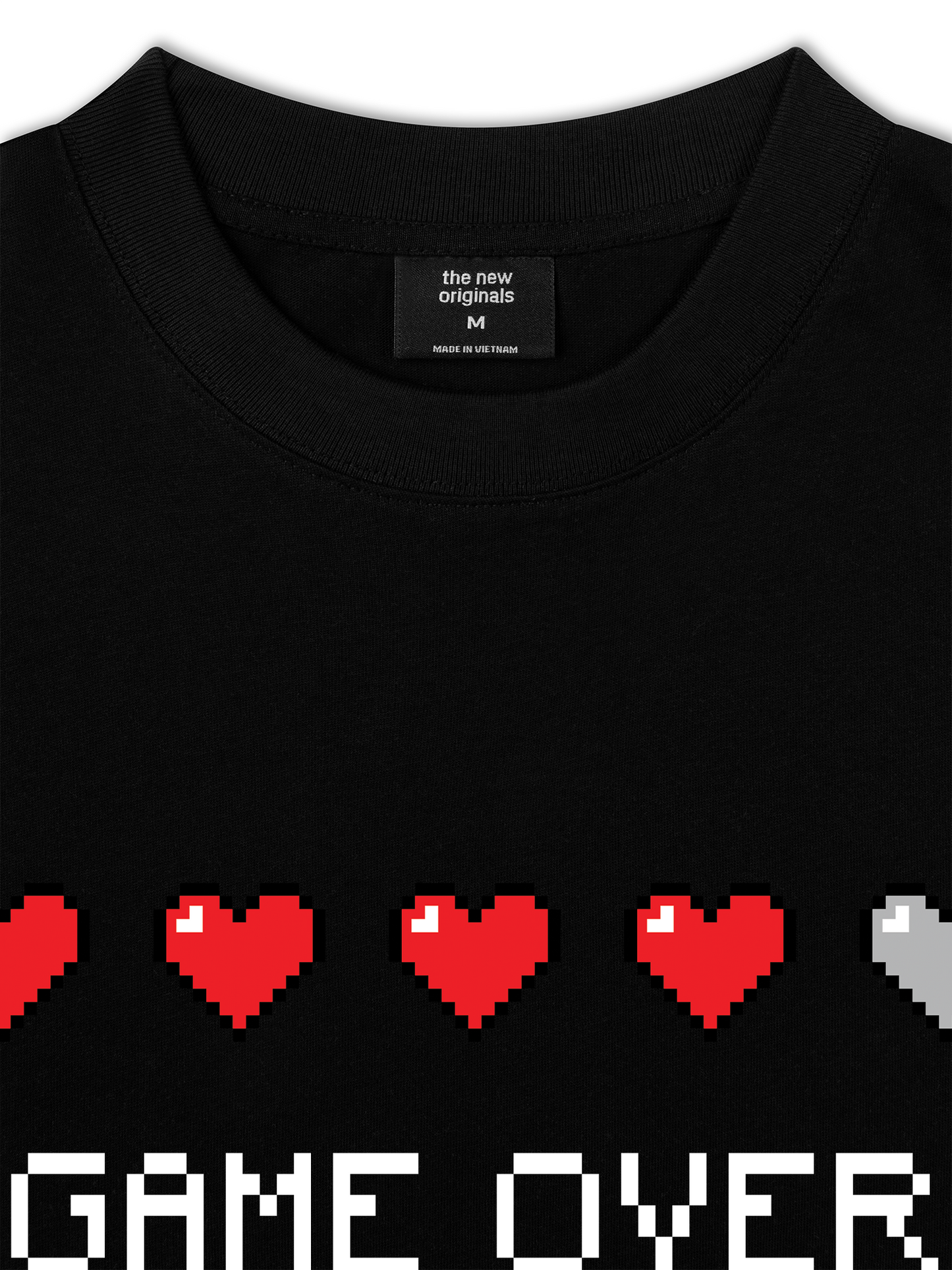 Áo Thun Relaxed Fit Pixel Universe Game Over