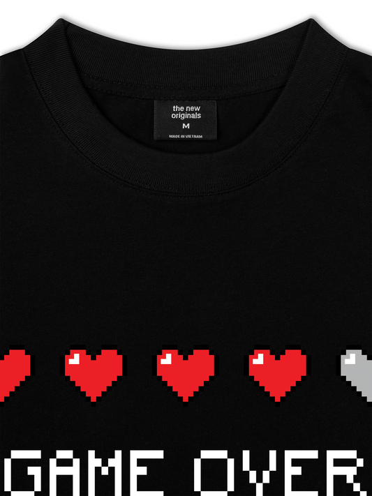 Áo Thun Relaxed Fit Pixel Universe Game Over