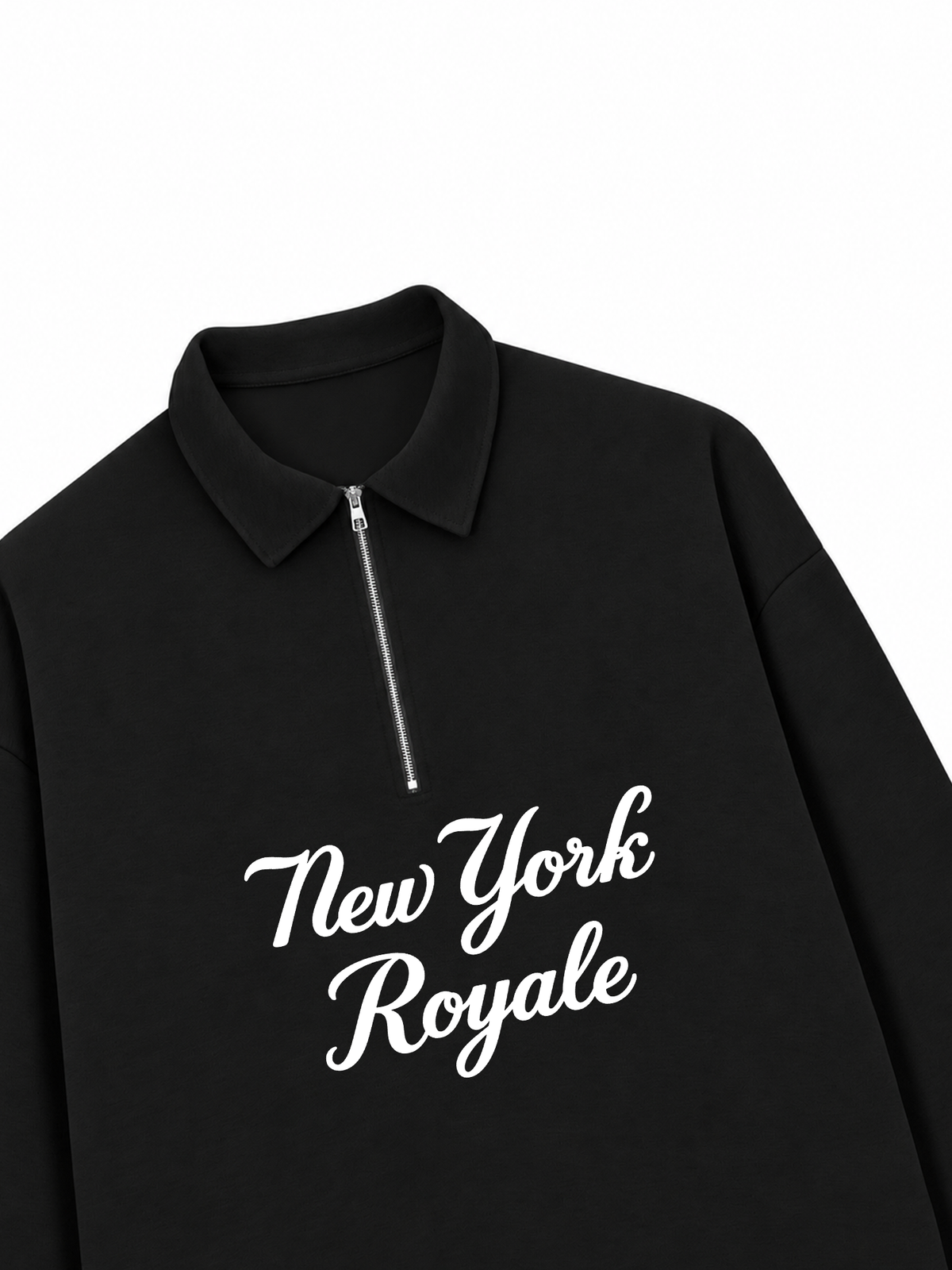 Áo Sweater Polo Nỉ Hai Da New York Royale