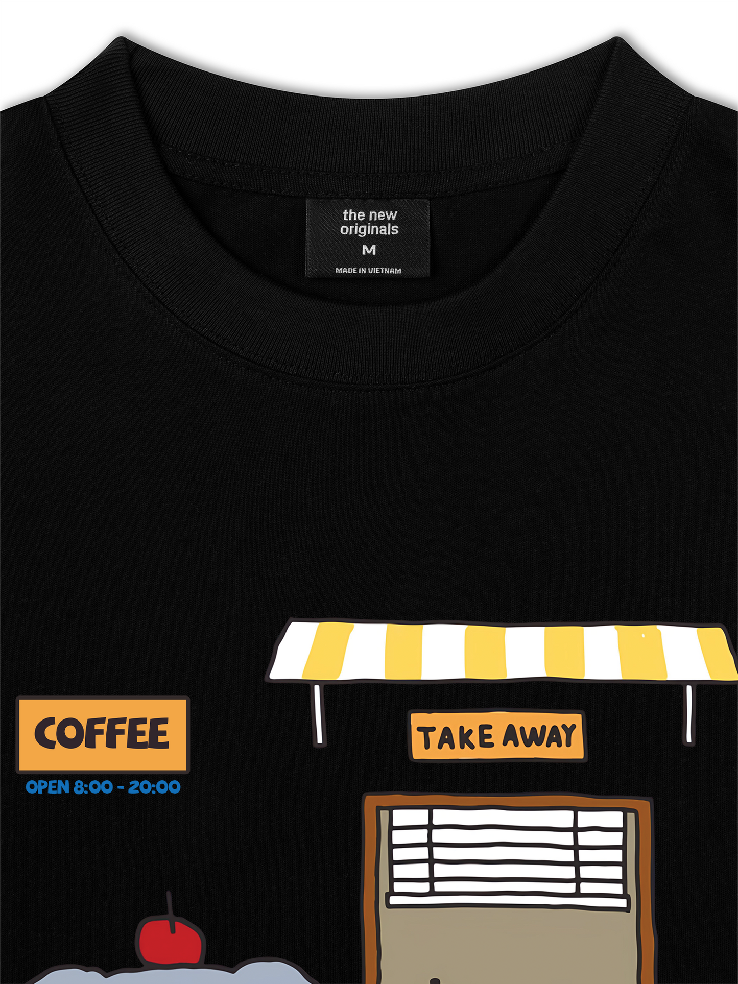 Áo Thun Relaxed Fit Coffee Shop