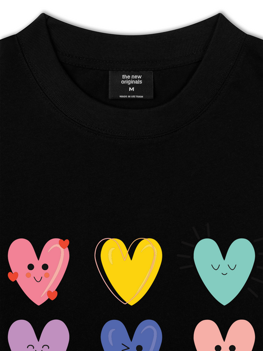 Áo Thun Relaxed Fit Daily Cuties Little Heart Club