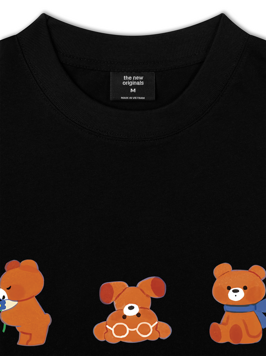 Áo Thun Relaxed Fit Teddy Land Teddy Chill Day