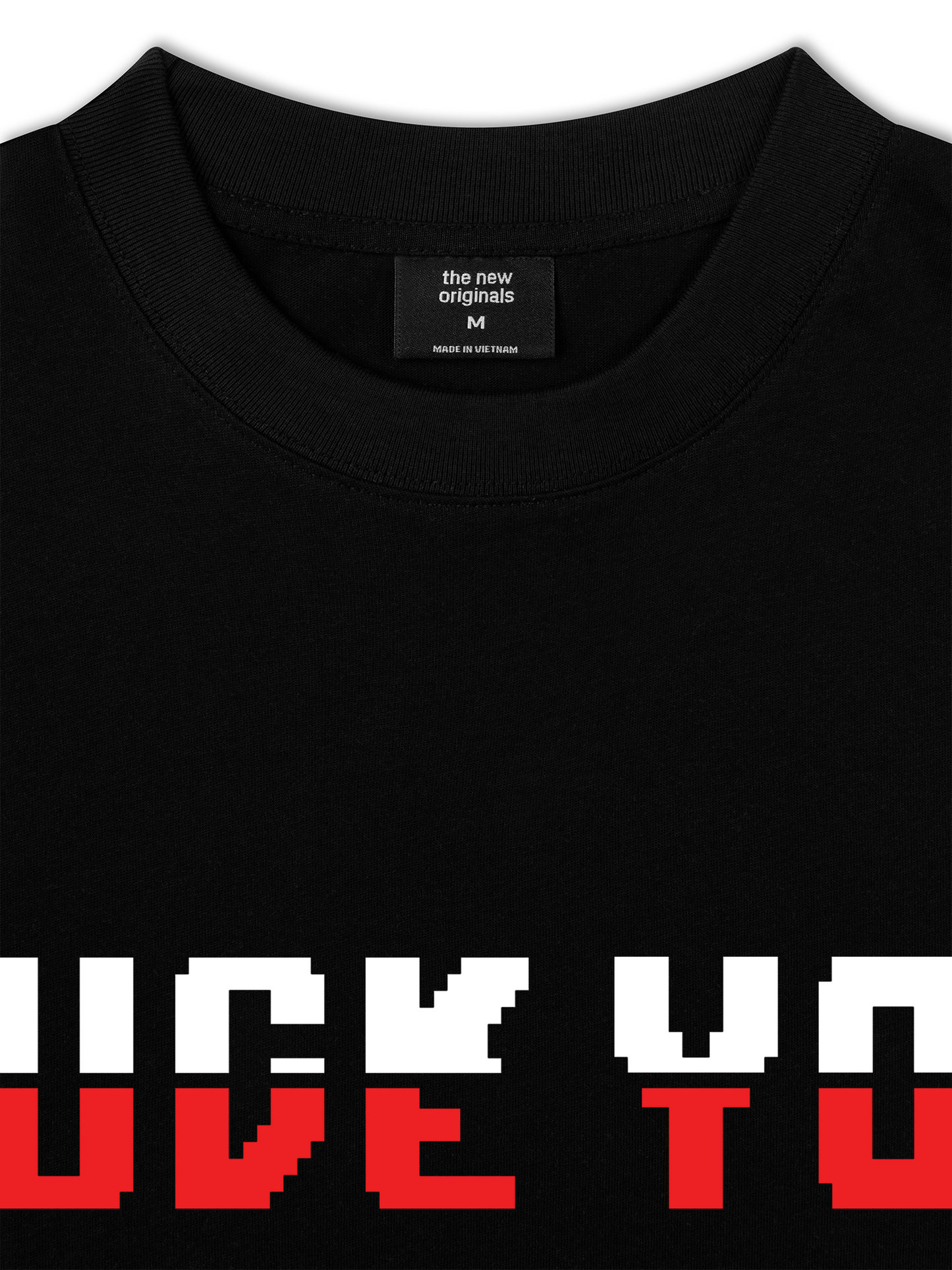 Áo Thun Relaxed Fit Pixel Universe Fuck You Love You
