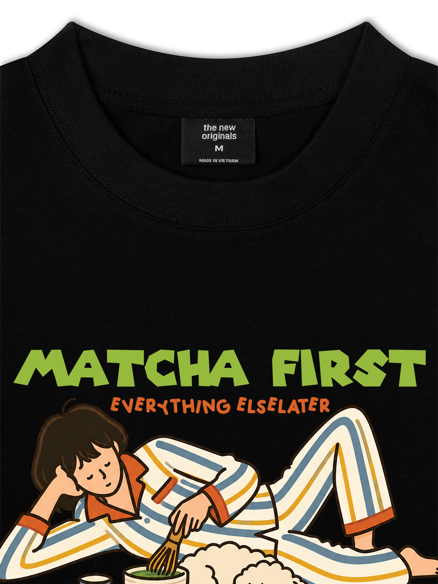 Áo Thun Relaxed Fit Matcha First
