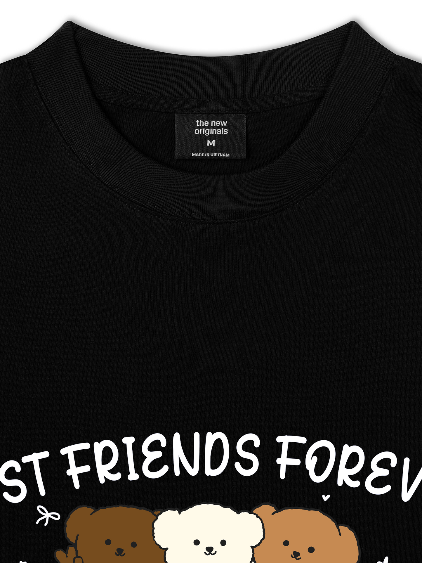 Áo Thun Relaxed Fit Teddy Land Best Friends Forever