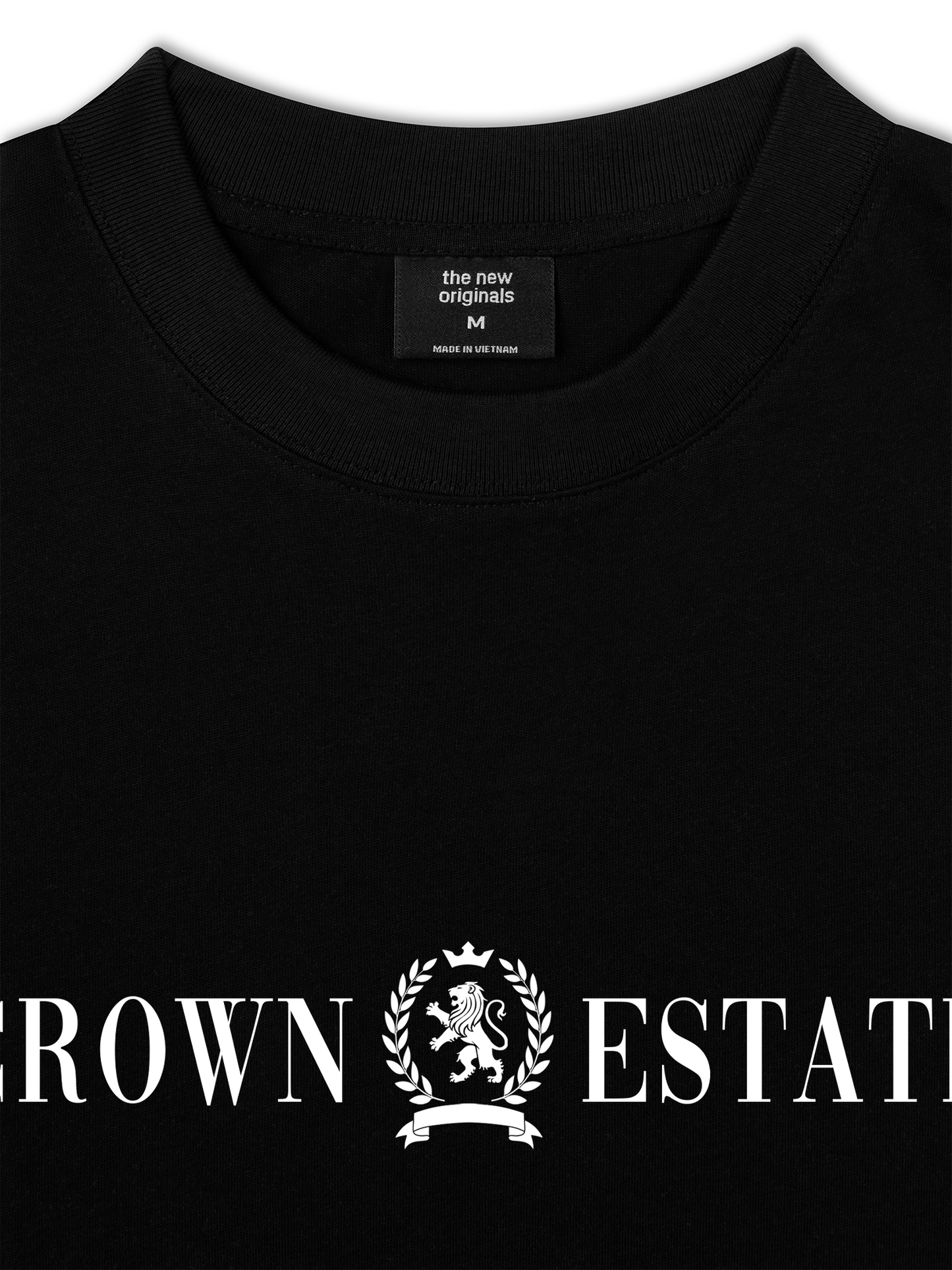 Áo Thun Relaxed Fit Old Money Crown Estate