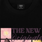 Áo Thun Relaxed Fit Pink Flower Cat