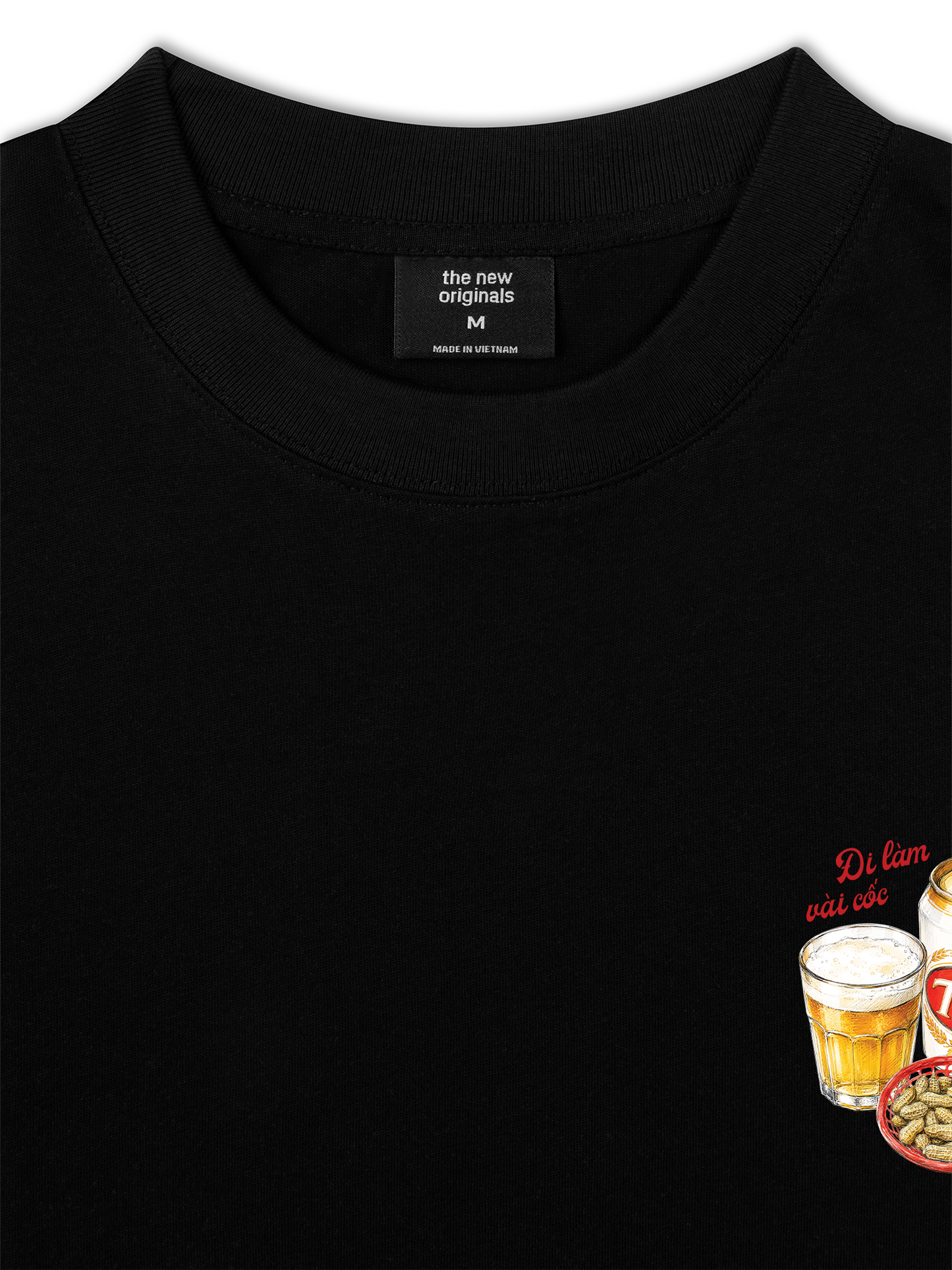 Áo Thun Relaxed Fit Đi Làm Vài Cốc
